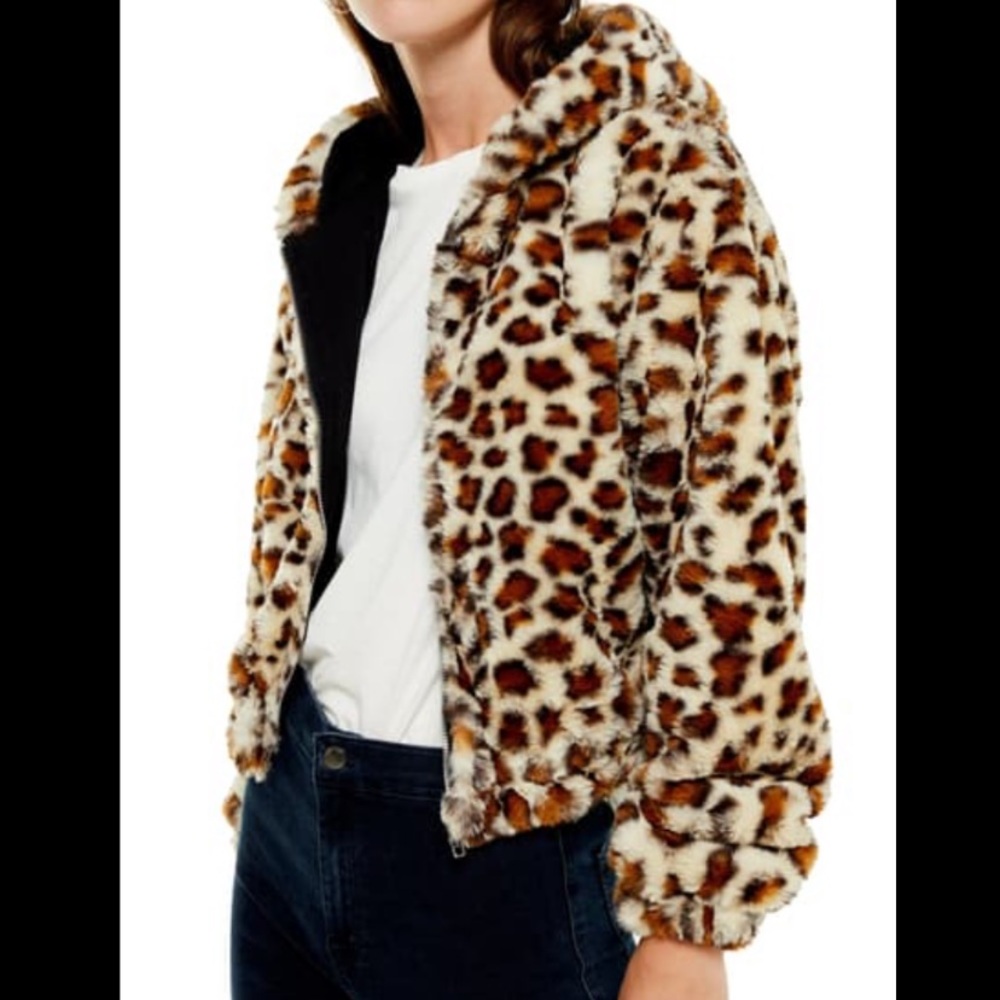 Top Shop Faux fur jacket